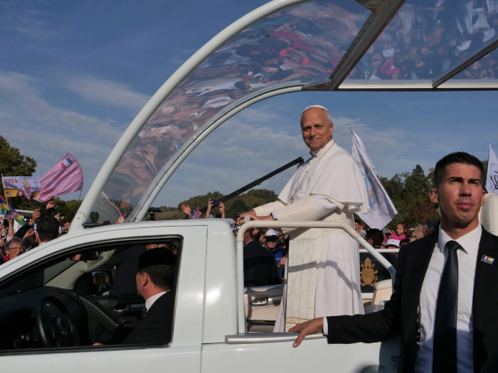 À Lourdes, les diocésains réunis autour du pape Léon XIV