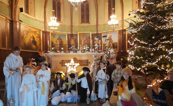 Veillée de Noël avec les enfants du KT
