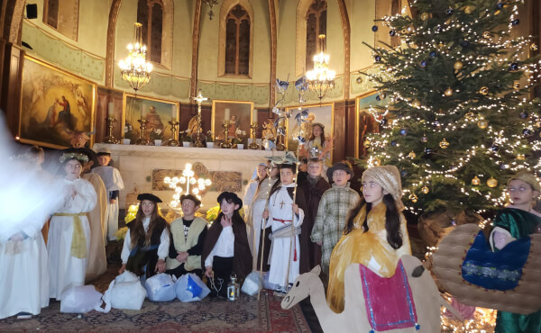 Veillée de Noël avec les enfants du KT