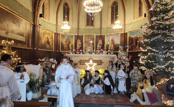 Veillée de Noël avec les enfants du KT