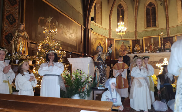 Veillée de Noël avec les enfants du KT