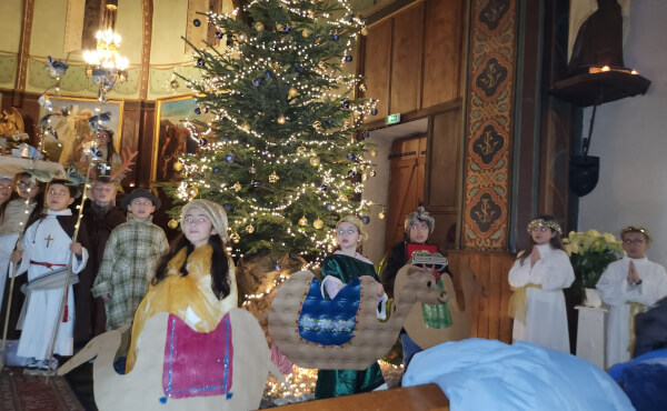 Veillée de Noël avec les enfants du KT